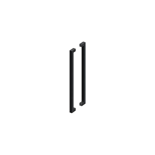 36 Back to Back Contemporary Pulls Black Finish